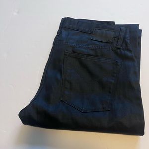 John Varvatos wax denim slim straight jeans size 31 (33 actual measurement)